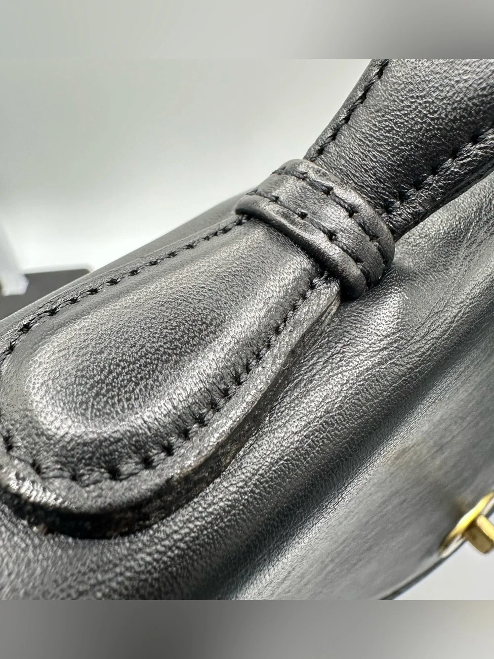 Coach Lexington Briefcase 5265 Black Leather Vintage 2002 Messenger Bag